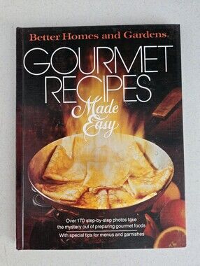 Better Homes and Gardens Cook Book Vtg Gourmet